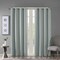 Gracie Mills Printed Heathered Blackout Grommet Top Curtain Panel